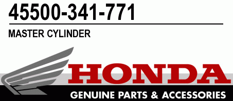 Honda 750 master cylinder 45500-341-771